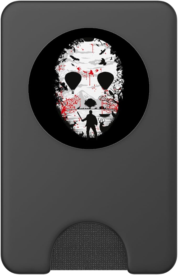Maniac Hockey Mask Phone-Grip Horror Movie Design PopSockets Adhesive PopGrip