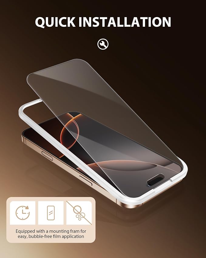 PDDKISS 2 Pack Screen Protector for iPhone 12/iPhone 12 Pro (2020) 6.1 inch Shatterproof Tempered Glass