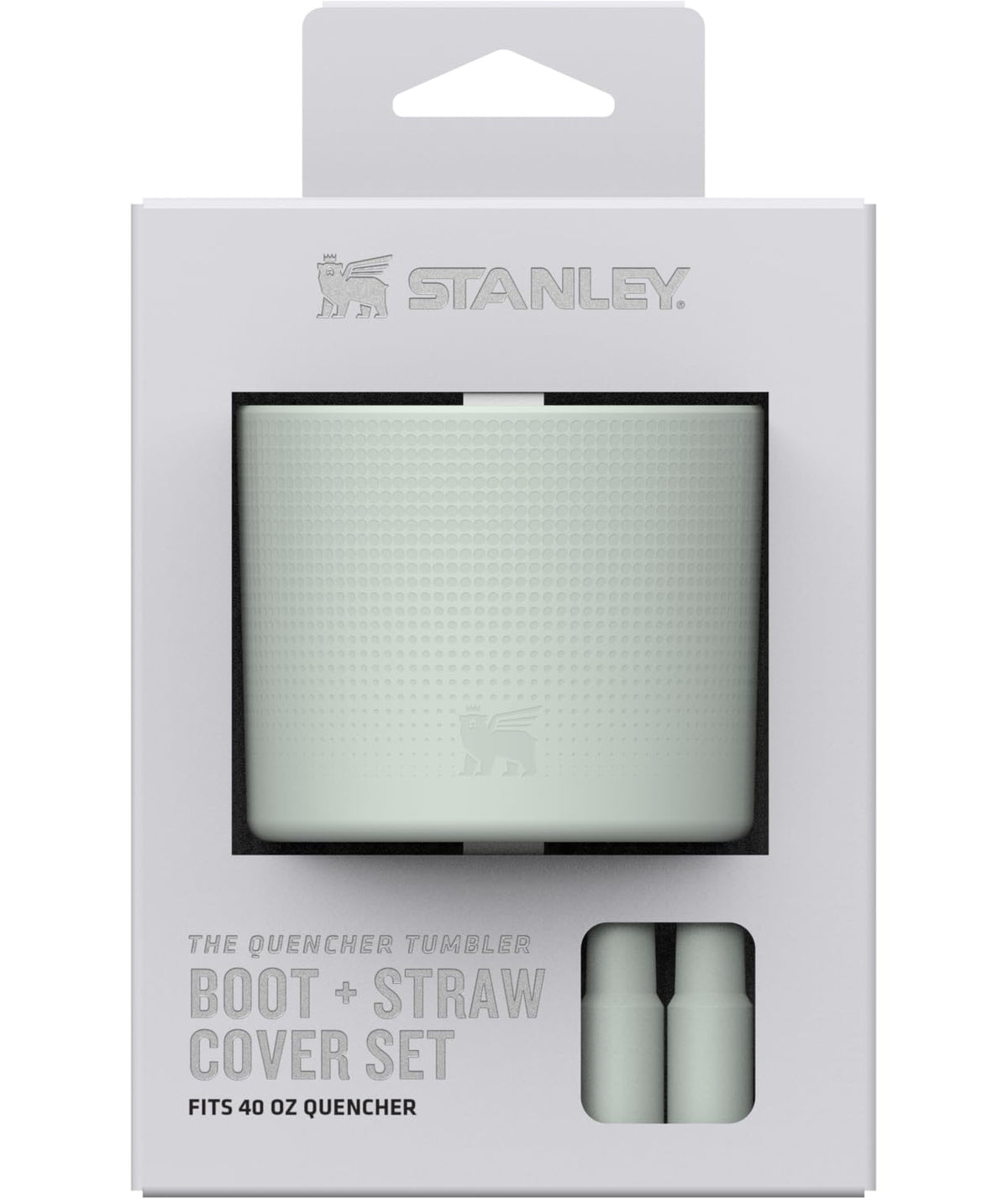 STANLEY Quencher Boot and Straw Cover Cap | Anti-Slip Silicone Protector for 40 oz Tumbler with Handle | Accessory Set for Stainless Steel Drinking Cup | BPA-Free | Mist