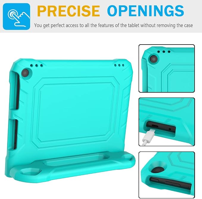 DJ&ampRPPQ Kids CaseEVA Strong Anti Drop is Suitable for 10 inch Tablet. Not Compatible with Ipad 10in Tablet Black