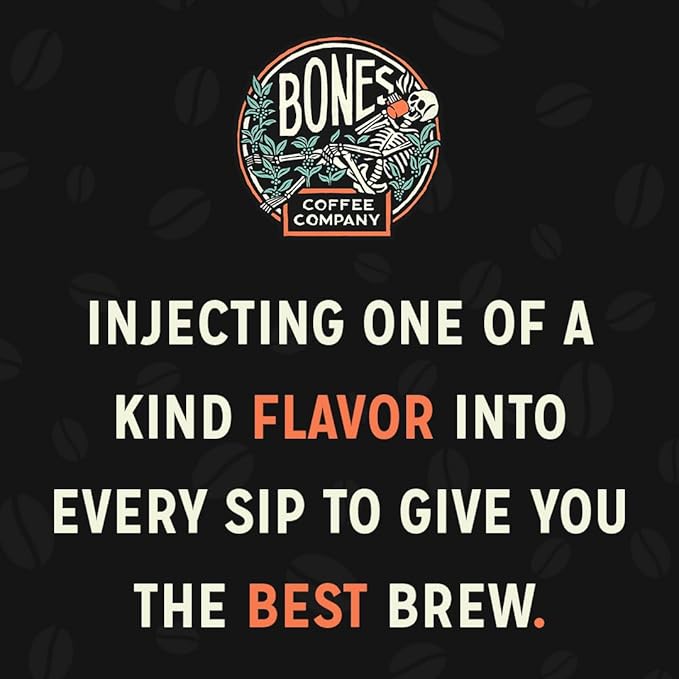 Bones Coffee Company Costa Rica Single-Origin, Cocoa, Nutty and Milk Chocolate Notes, Whole Coffee Beans, Low Acid Medium Roast Arabica Beans Flavored Coffee for Auto drip, 12 oz Whole Bean