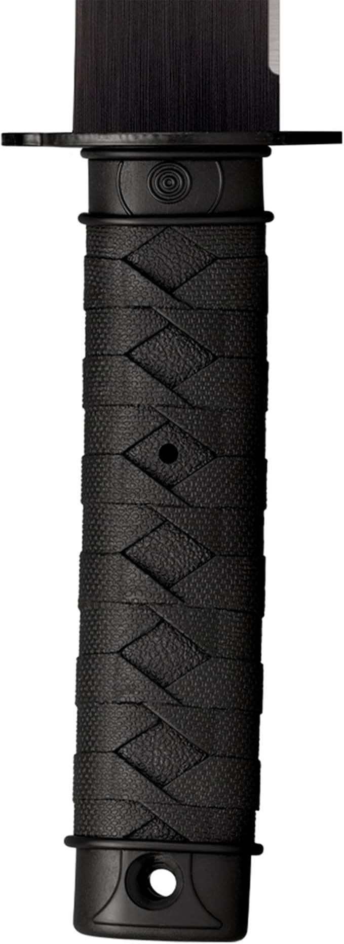Cold Steel Tactical Tanto Waterproof Machete Clampack with Cor Ex Sheath and Curved Edge for Gardening and Hunting Purposes, Black (2 Pack)
