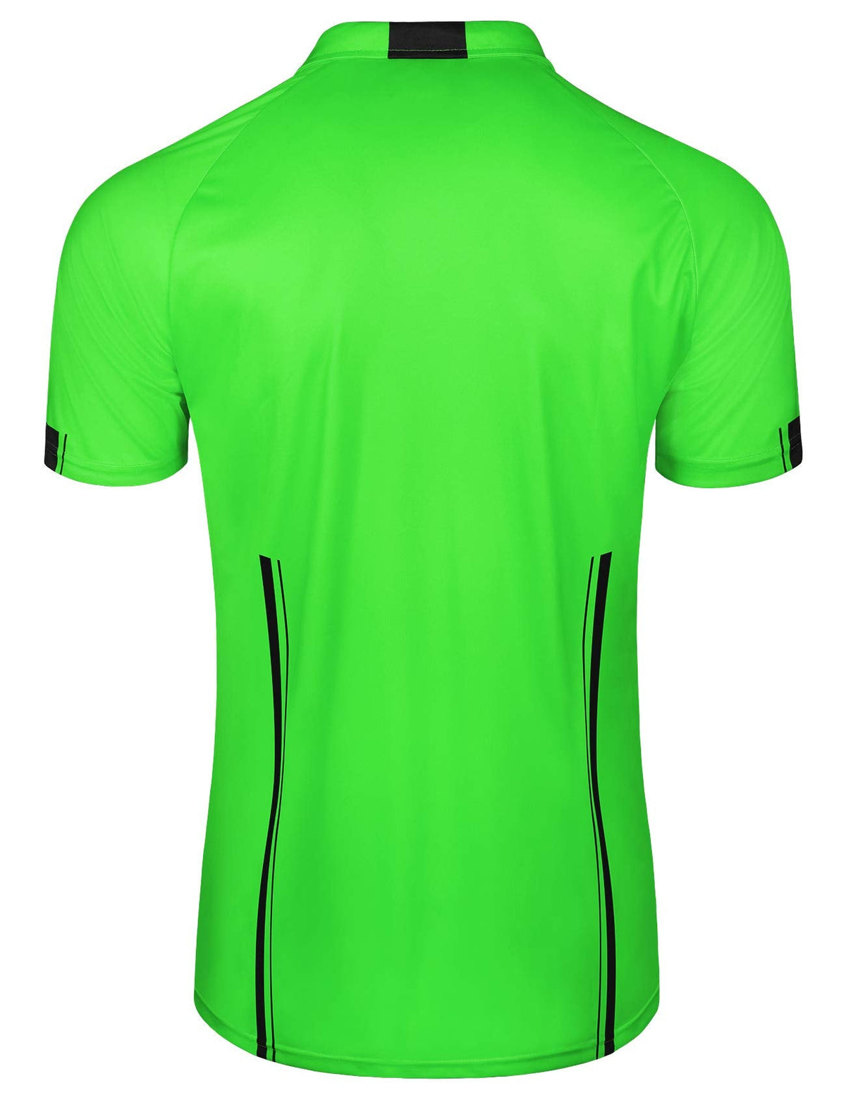 FitsT4 Sports Pro Soccer Referee Jersey Short Sleeve Ref Shirts Green X-Large