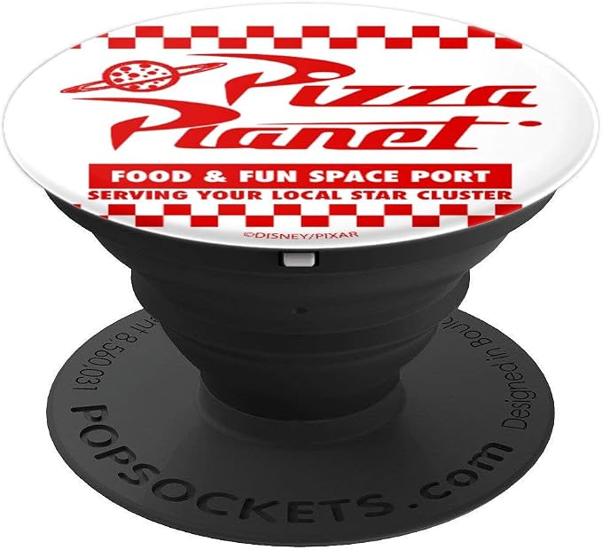 Disney Pixar Toy Story Pizza Planet Space Port Logo PopSockets Adhesive PopGrip