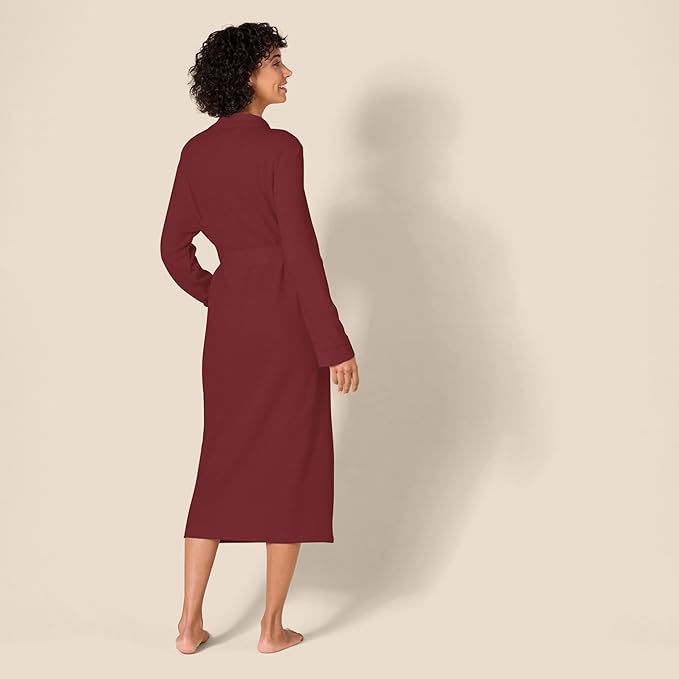 Amazon Essentials Women's Lightweight Waffle Full-Length Robe (Available in Plus Size)