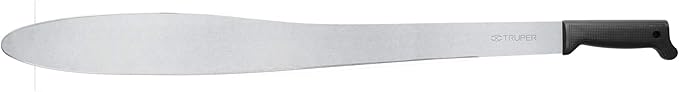 TRUPER T-1173-27B Black Handle Caguayana Style Machetes, Rivetless 27" (69cm)