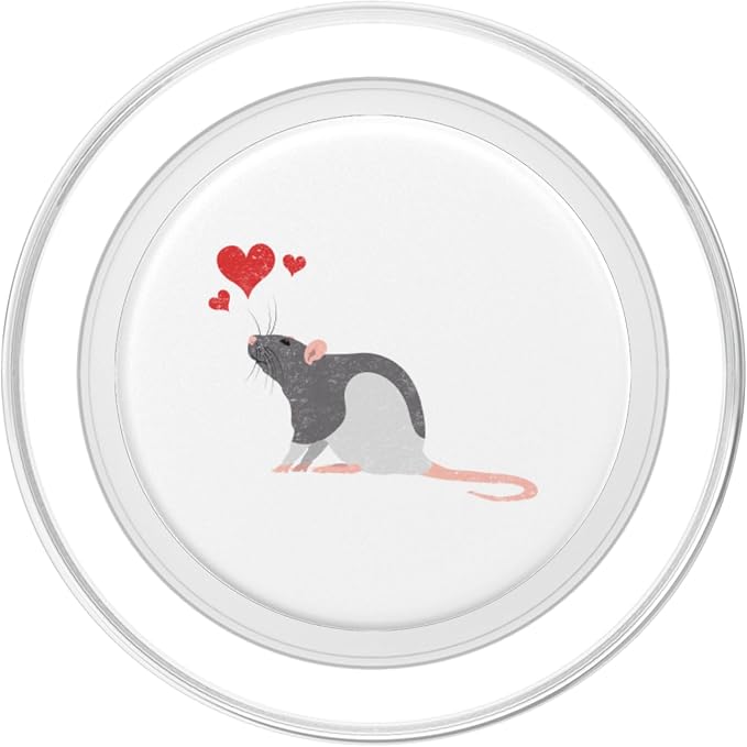 Cute Rat Lover Pet Mouse or Rodent Gift PopSockets Adhesive PopGrip