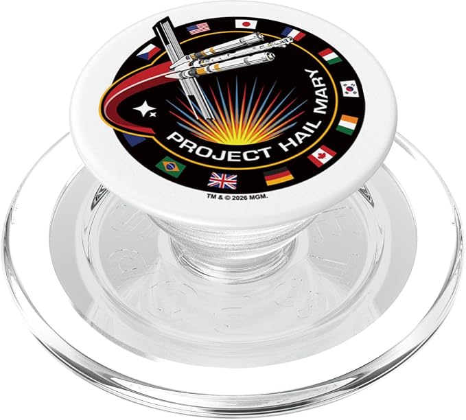 Project Hail Mary Spaceship Mission Badge Poster PopSockets PopGrip for MagSafe