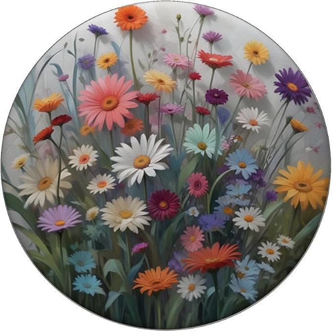 Blooming Flowers Mixed Flower Bouquet PopSockets PopGrip for MagSafe