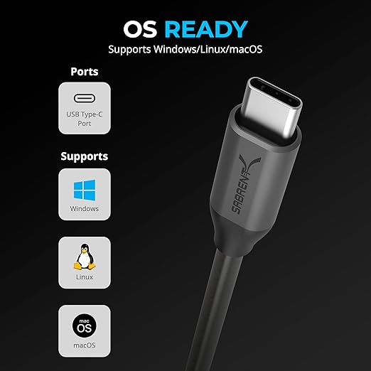 SABRENT USB 2.0 to Serial DB9 RS232 Converter Cable 10ft (CB-9PTF) | Prolific chipset hexnuts 9-pin Windows 10-XP macOS 10.6+ 10 feet