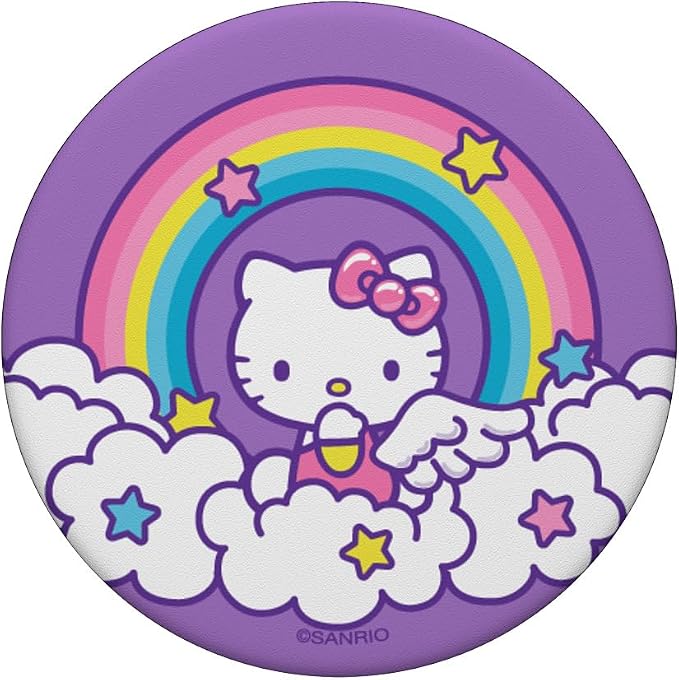 Hello Kitty Rainbow Angel PopSockets PopGrip: Swappable Grip for Phones &amp Tablets