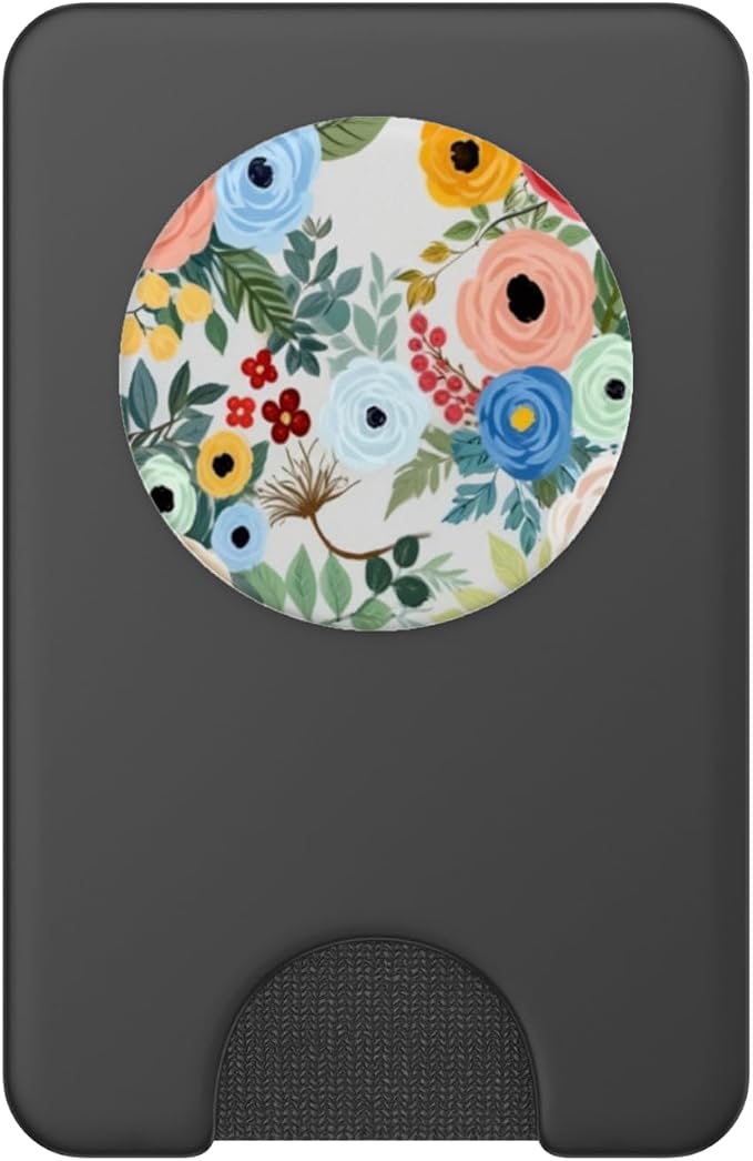 Pastel Floral Bouquet Pattern PopSockets Adhesive PopGrip
