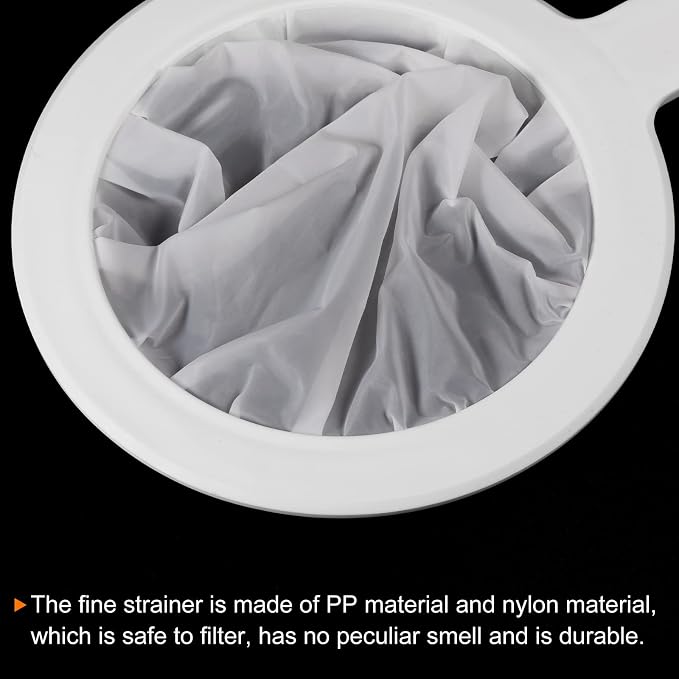 PATIKIL 9"x6" Food Filter Strainer, 350 Mesh, Polypropylene