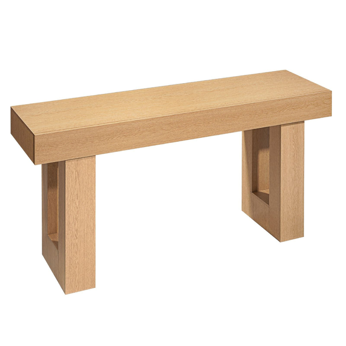 63 in Console Table, Farmhouse Desk Behind the Couch, Wooden Rectangle Entrance Desk, Narrow Long Sofa Table Accent Stand for Hallway, Bedroom, Living Room, Foyer, Easy Assembly, Burlywood