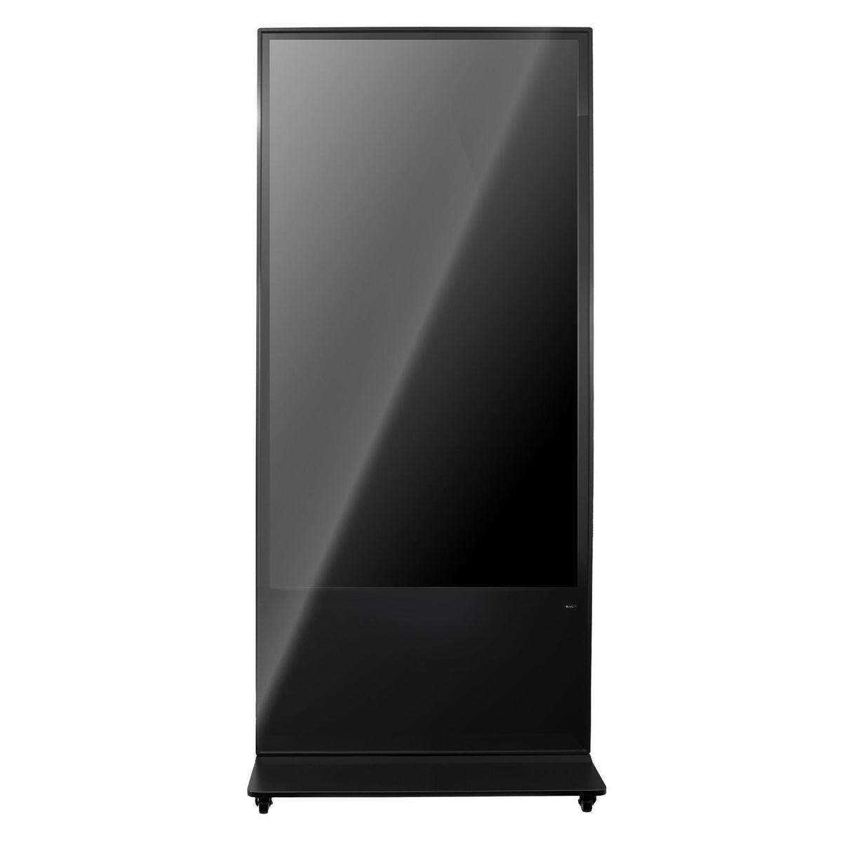 65 in Indoor Digital Signage 4K Floor Stand Advertising Display Kiosk, WiFi HDMI/USB Input Android OS, 178° Wide View, LCD Touchscreen Interactive Monitor, Mobile Commercial Totem Poster