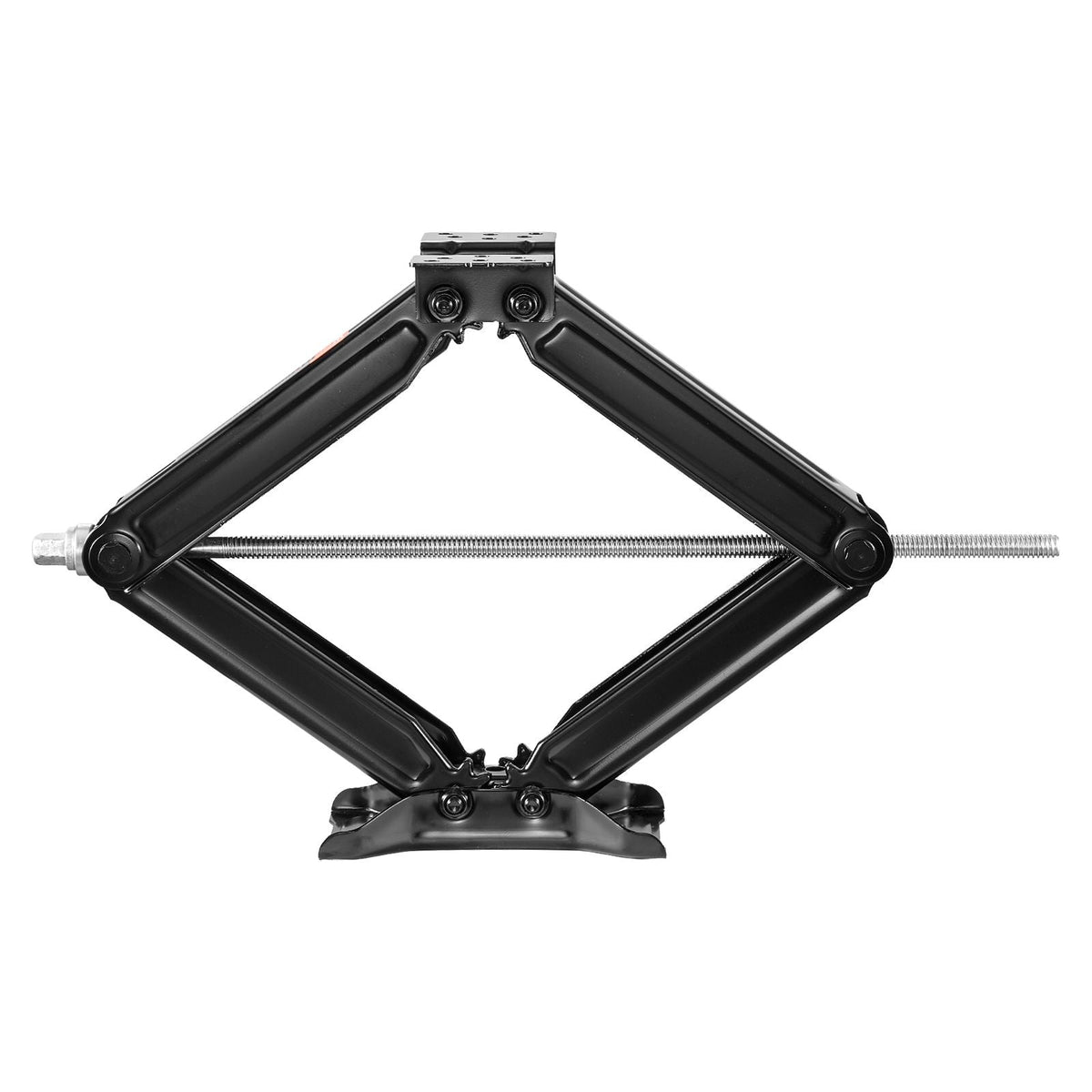 6500 lbs RV Scissor Jacks, 4-23.4 in RV Stabilizer Leveling Scissor Jacks, Set of 2, Heavy Duty Stabilizer Jack with Crank Handle, Socket and Bubble Levels, Not Easily Bent or Deformed