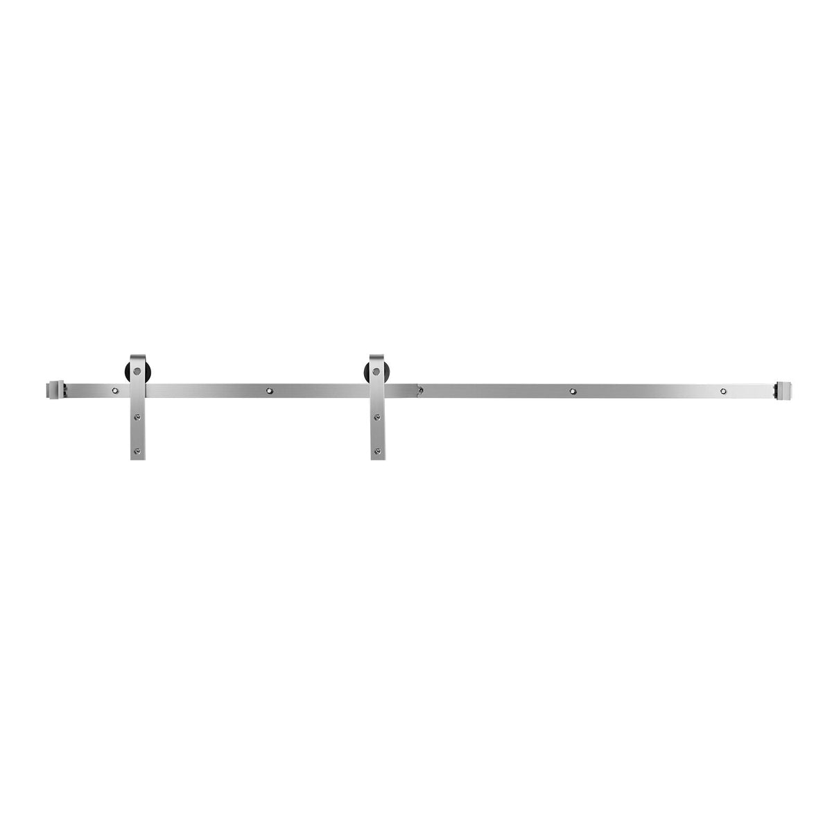 6.6FT Sliding Barn Door Hardware Kit, 330 LBS Weight Capacity, Compatible with 36 to 40 Inches Width & 1-3/8 to 1-3/4 Inches Thickness Single Sliding Barn Door, Durable Track & J-shape Roller
