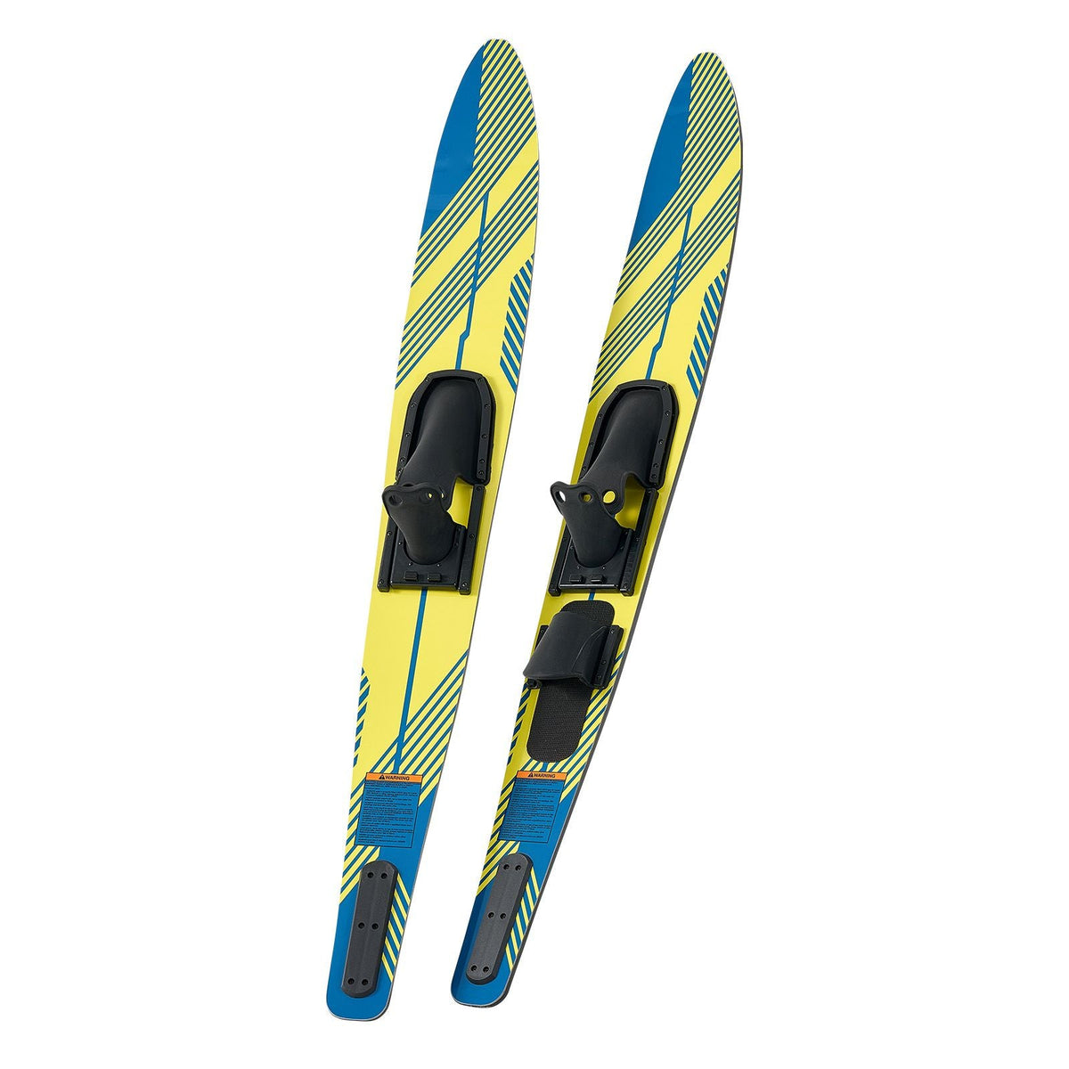 67" Water Skis, Adult Water Ski with X-9 Adjustable Horseshoe Bindings & Padded Rear Toe Plate, High-gloss UV Coating Waterskis Combo for Adults Up to 300 lbs
