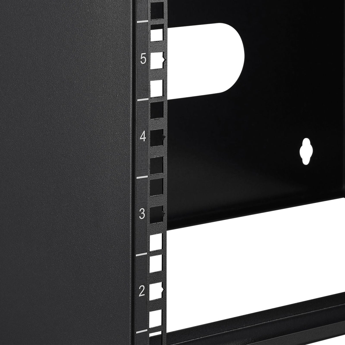 6U Wall Mount Network Rack, 14 in/355.6 mm Depth, 50 lbs/22.68 kg Max Weight Capacity Wall Mount Server Rack with Cage Nuts, 19"/482.6 mm for Shallow Server IT Equipment and Network Switches