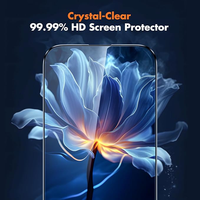 UNBREAKcable 3-Pack Screen Protector for iPhone 15 Double Shatterproof Tempered Glass [Easy Installation Frame] [99.99% HD Clear] [9H Hardness] [Full Coverage] [Case Friendly] for Apple 15 6.1 inch