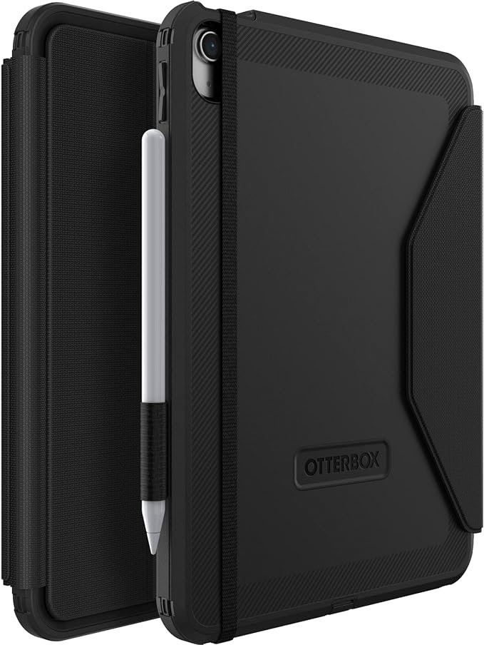 OtterBox Defender Series for Business W/Folio for iPad 10th Gen (ONLY) - Black (Non-Retail Packaging)