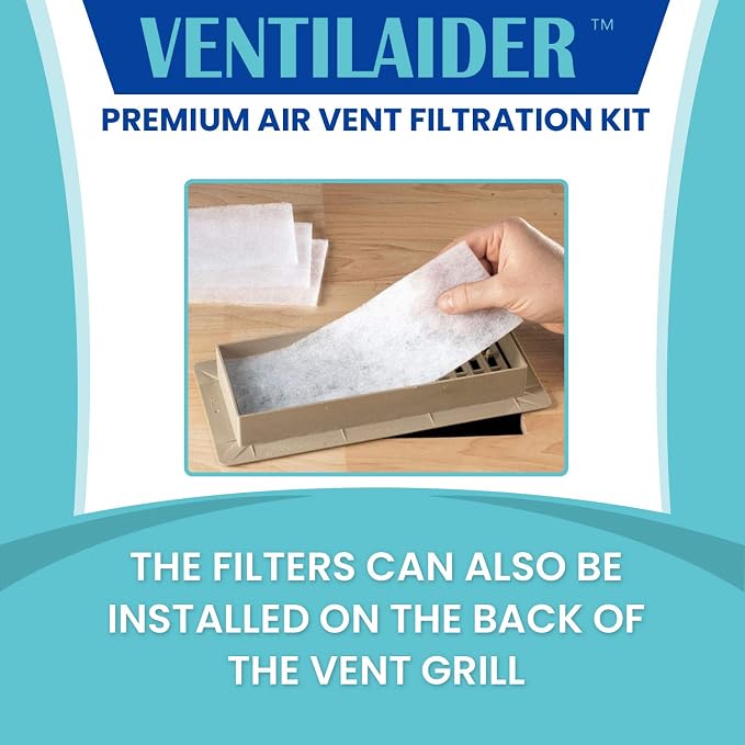 Complete Air Vent Register Filter Set Cut To Fit Any Size 16" x 60" & 50"