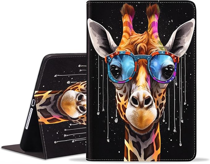 Case for Samsung Galaxy Tab S10 Lite/ S10 FE/ S9 FE 5G 10.9 Inch/ S9 11 Inch - Slim PU Leather Folding Stand Folio Cover with Auto Sleep/Wake - African American Girl
