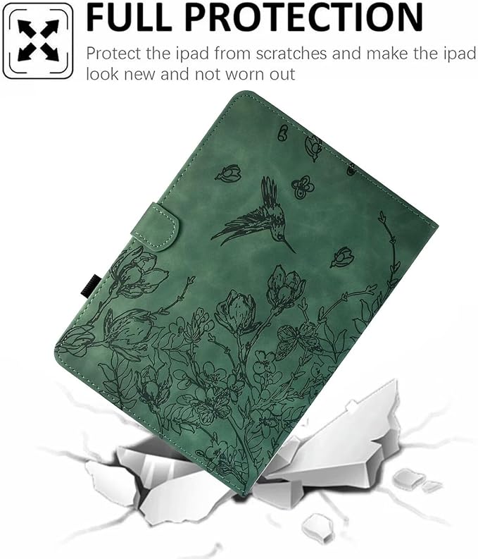 Case for Kindle Fire HD 10 &amp Fire HD 10 Plus 13th/11th Generation 2023 2021 | Synthetic Leather Flip Folio Stand Cover with Auto Wake/Sleep for Kindle Fire HD 10 &amp Fire HD 10 Plus Beach