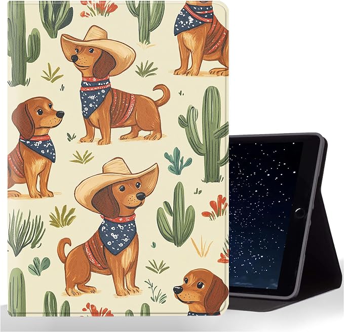 Tablet Case for 6 All-New Kindle (11th Generation2024/2022 Release)Shockproof Protective Cover with StandAuto Wake/SleepAmerican Flag Deer