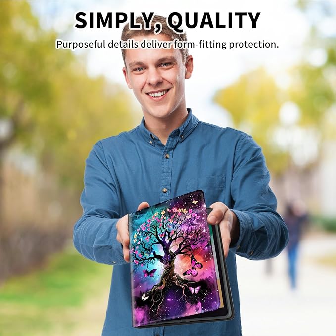 for Samsung Galaxy Tab E 9.6 Inch 2015 (SM-T560/T561/T565/T567) Kickstand Case PU Leather Multiple Viewing Angles Stand Smart Cover for Galaxy Tab E 2015 2 Roses