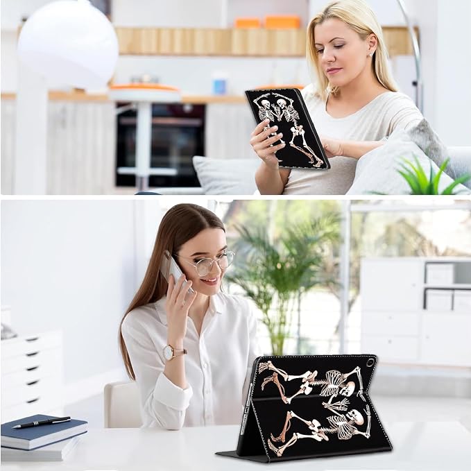 Case for iPad A16 11th Gen 11 Inch (2025) 10th Gen 10.9 Inch (2022) Model A3354 A3355 A3356 A2696 A2757 A2777 ，Slim Fit Standing Cover with Auto Sleep/Wake，Frog Playing Guitar
