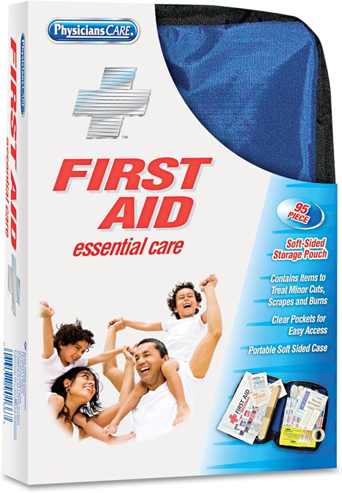 SoftSided First Aid Kit for up to 10 People Contains 95 Pieces