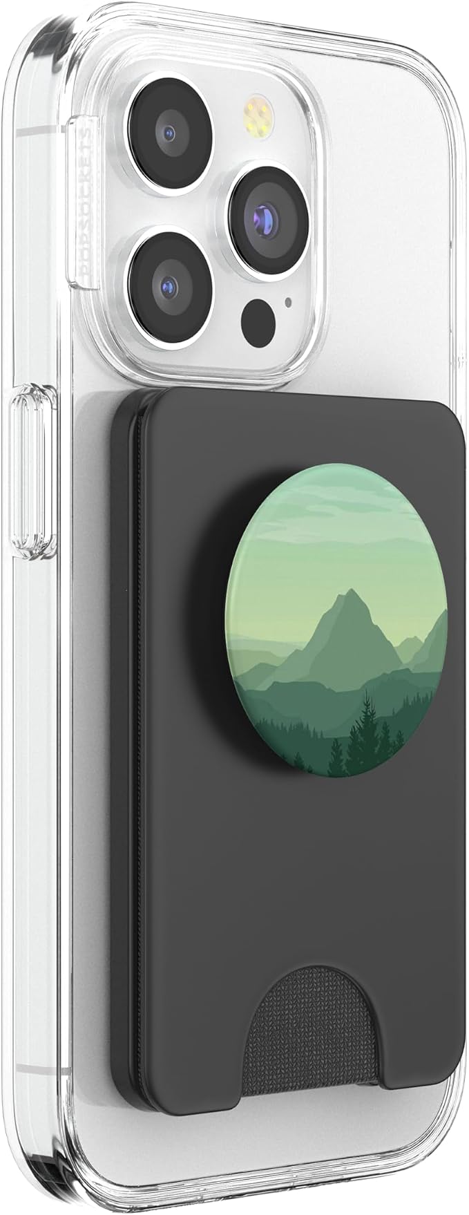 Green Mountain Pop Mount Socket Art Work Tree Woods PopSockets Adhesive PopGrip