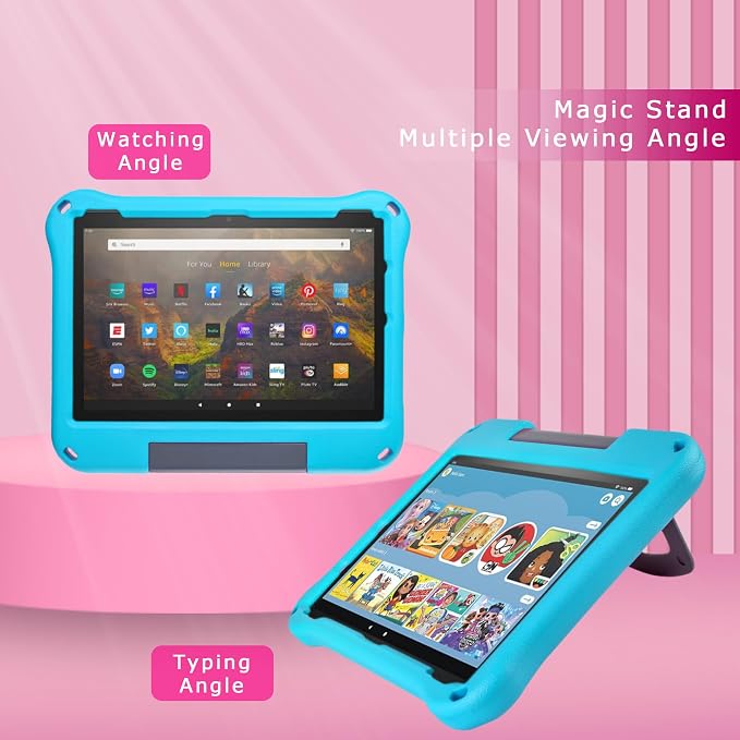 2023 New 10in Tablet Case (2023/2021 Release 11/13th Generation)OQDDQO ipad 10 case Light Weight Anti Slip Shockproof Kids Friendly Case for 10 inch TabletIncompatible with iPad Samsung -Light Blue
