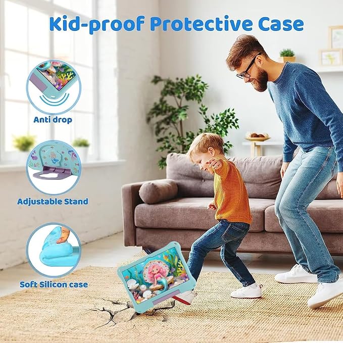 Dinosaur REVVL Tab 5G 2023 10.36 inch Case for Kid Boy Light EVA Kids Friendly Tablet Cover with Handle Kickstand Kid-Pro Shockproof Full Cover Boy's Gift (KL)