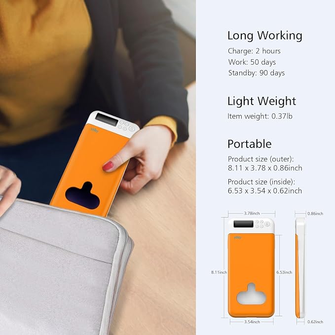 Cell Phone Lock Box with TimerPortable Timed Phone Lock Box for iPhone and Android Phones Self-Control Timer Phone Locker to Help KidsStudents Focus Back