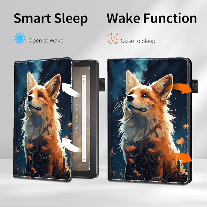 Case for Amazon Kindle Fire Max 11 Tablet (13th Generation 2023 Release) - Slim Fit Standing Cover with Auto Sleep/Wake for All-New Fire 11 Max Tablet，Enchanted Forest 2