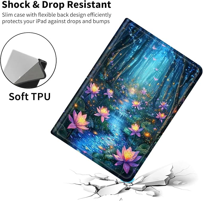 Case for iPad (A16) 11th Generation 11 Inch (2025)/ iPad 10th Generation 10.9 inch 2022Slim PU Leather Smart Cases Covers with Auto Wake/Sleep-Beast Roared