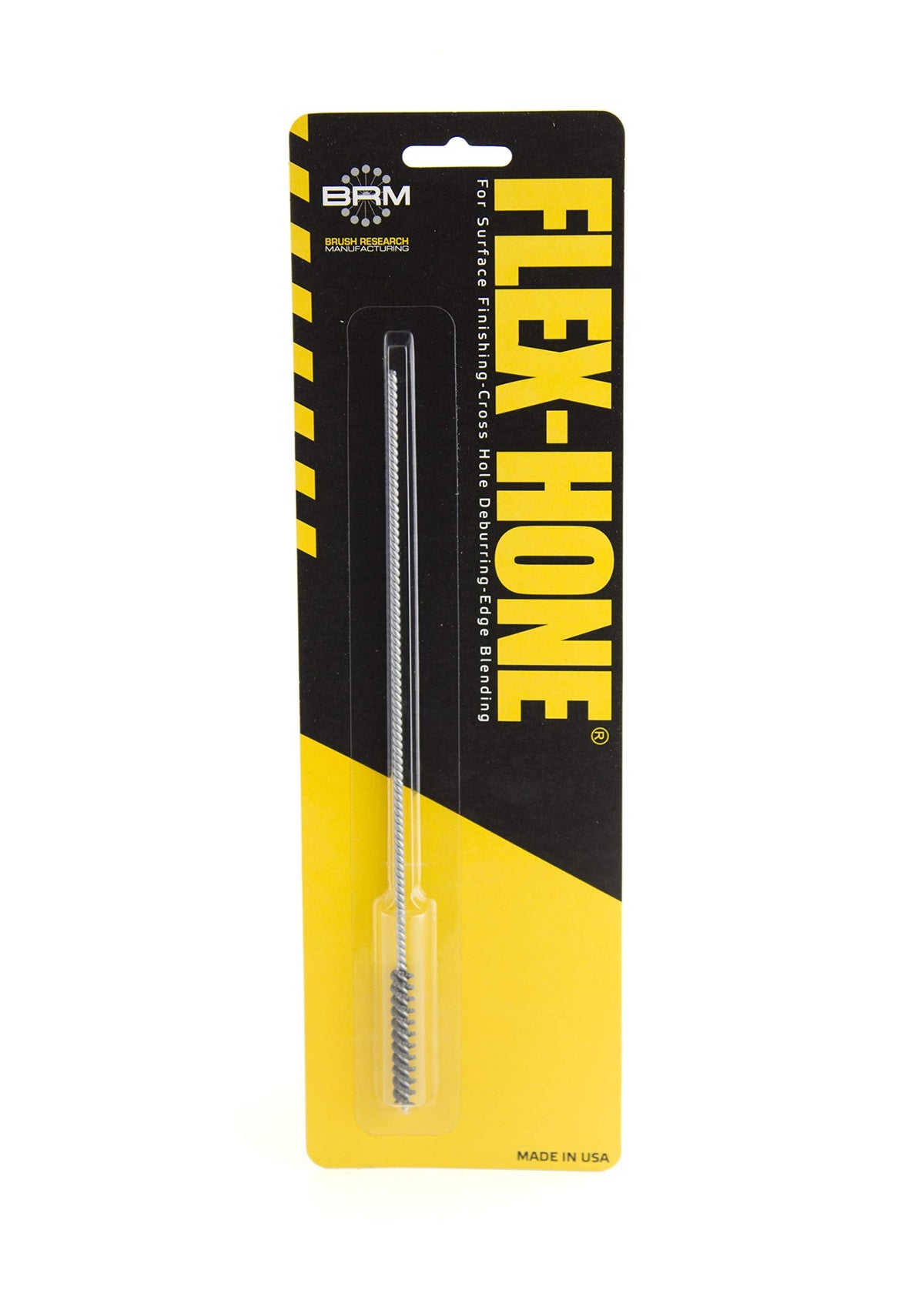 Brush Research BC55M12 FLEX-HONE®, 0.217" (5.5mm) Diameter, 120 Grit, Silicon Carbide, for Mild Steel, Stainless Steel, Cast Iron and Softer Ferrous Materials