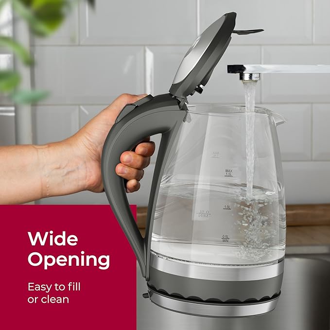 Mueller Living 1.5L Electric Kettle, Tea Kettle for Boiling Water