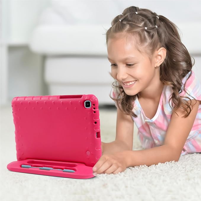 Kids Case for Samsung Galaxy Tab S6 Lite Shockproof Handle Stand Blue | Lightweight Kids Friendly EVACompatible with Samsung Galaxy Tab S6 Lite 10.4 Inch 2024/2022/2020 Release S Pen Holder