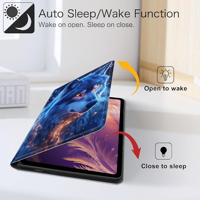 for iPad 11th Generation (A16 2025) 11 / iPad 10th Gen 10.9 2022 Case 360° Rotating PU Leather Stand Cover with Auto Sleep/Wake Shockproof TPU Backl Two Dragons Fighting
