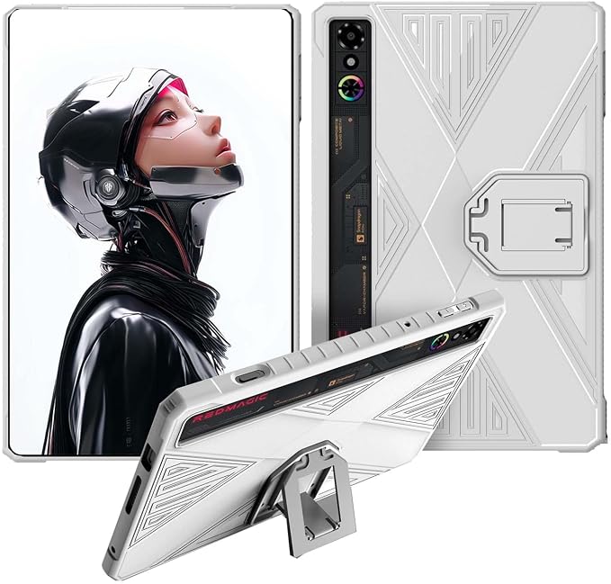 Case Cover for REDMAGIC Astra Gaming Tablet 9.06 inch Slim Soft TPU Protective Cover with Kickstand for REDMAGIC Gaming Tablet 3 Pro Anti-ScratchShockproofBlack