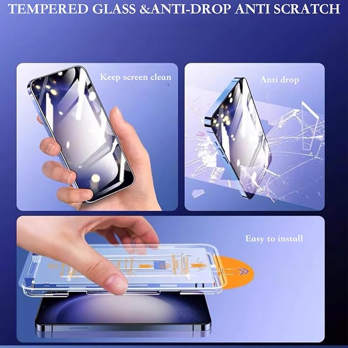 2 PCS Privacy Screen Protector Tempered Glass for Google Pixel 10 Pro XL/9 Pro XL Anti-spy Anti-Peeping Film with Alignment Tool Easy Installation Kit