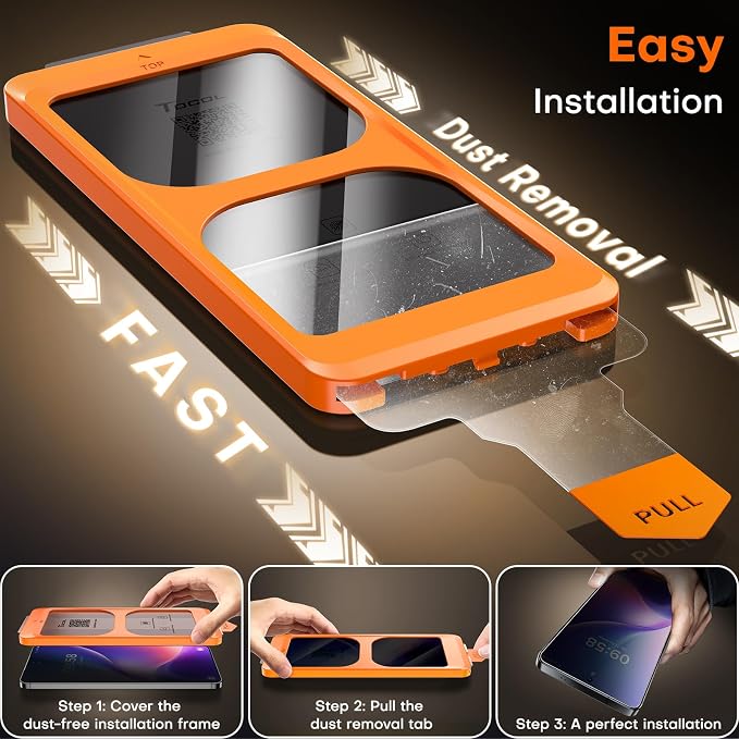 TOCOL for Pixel 2026 Screen Protector Clear | Easy Installation Bubble-Free 9H+ Tempered Glass 11FT Military Grade Shatterproof Anti-Scratch Case Friendly HD 2 Pack