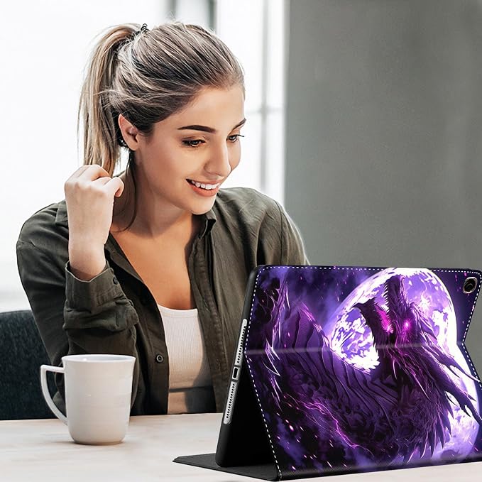 Case for New iPad (A16) 11th Generation 11 Inch 2025for iPad 10th Generation 2022 10.9 Inch Multi-Angle Stand Smart Cover Shockproof with Auto Wake/Sleep Baby Dragon