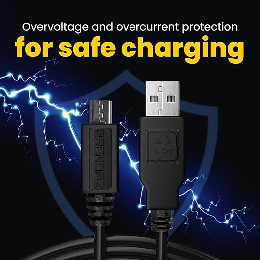 BRENDAZ Micro USB Cable 10-Pack- Fast Charging Data Transfer Android USB Cord Compatible with Kindle Fire HD Tablet Compatible with Xbox One S X Galaxy S6 S7 Edge J7 Note 5 4.(10-Feet)