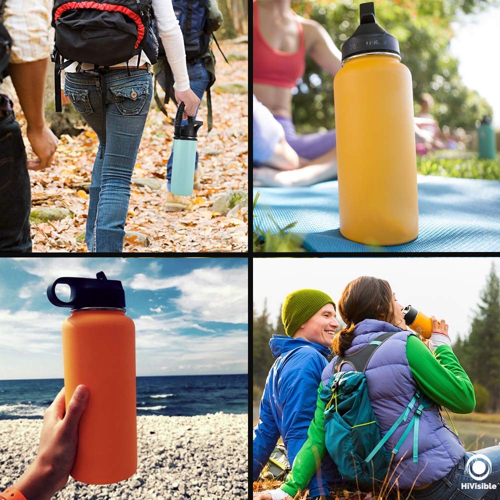 Hydro Flask Straw Replacement, 6 Pack - Compatible with 32 oz, 40 oz, 64 oz Bottles