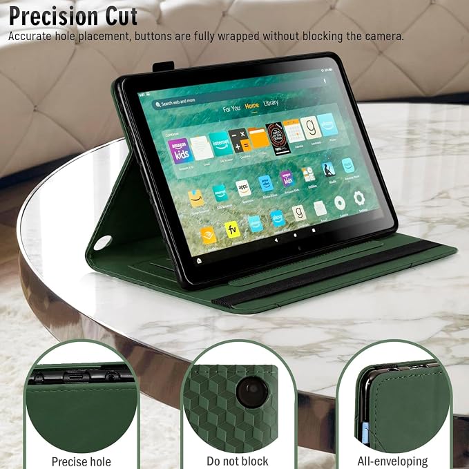 Case for FM 11 (13th Gen 2023) Multi-Angle Stand with Flexible Fixation Auto Wake/Sleep TPU Material (Brown)
