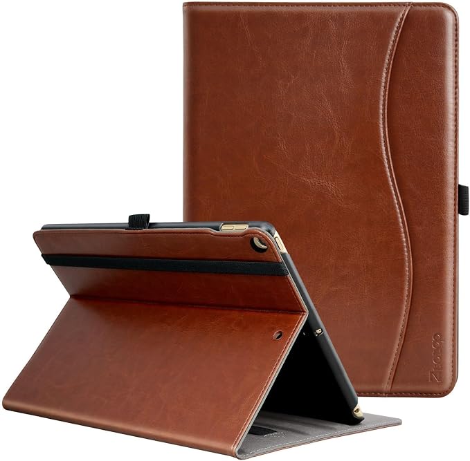 ZtotopCases for iPad 6th/5th Generation 9.7 Inch 2018/2017 iPad Air 2 &amp 1 Case Premium PU Leather Business Folding Cover with Auto Wake/Sleep Multiple Viewing Angles for iPad Air 2nd/1st Gen Bl